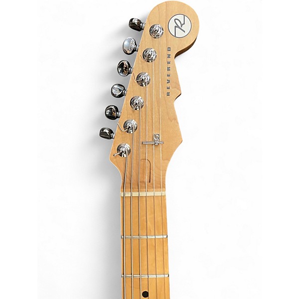 Used Reverend Descent RA Baritone Silverburst Solid Body Electric Guitar