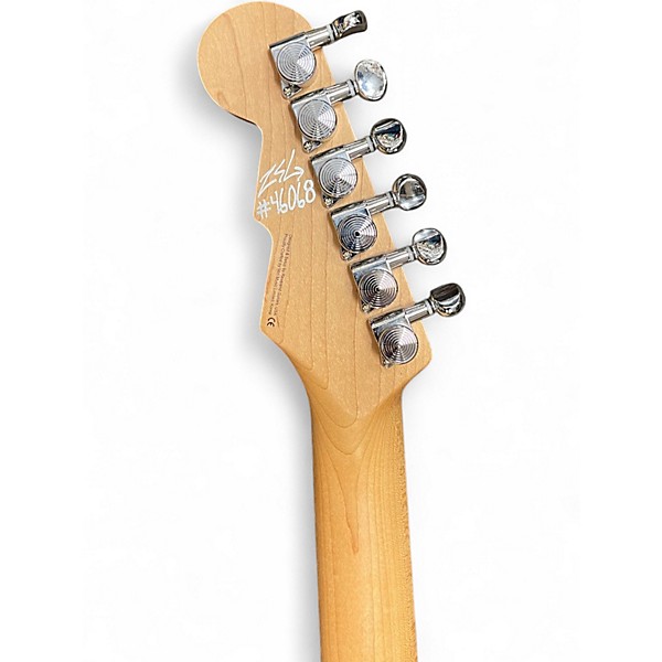 Used Reverend Descent RA Baritone Silverburst Solid Body Electric Guitar