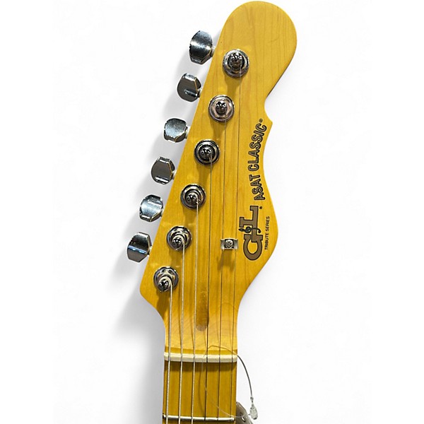 Used G&L Tribute ASAT Classic 2 Color Sunburst Solid Body Electric Guitar