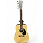 Used Martin X SERIES 12 Natural 12 String Acoustic Electric Guitar thumbnail