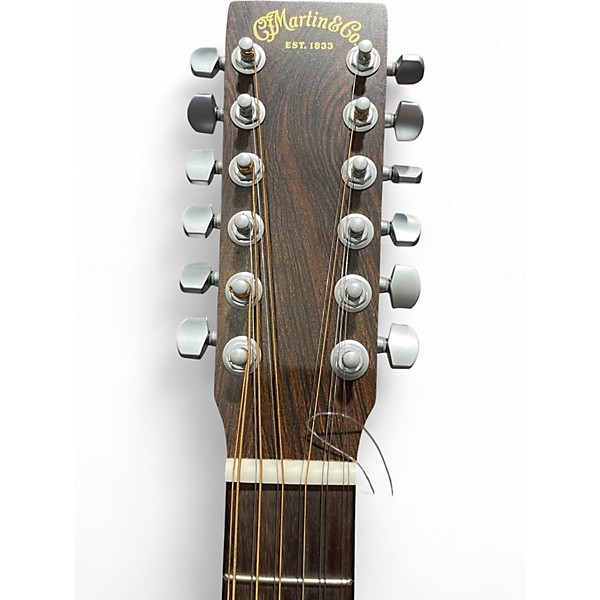 Used Martin X SERIES 12 Natural 12 String Acoustic Electric Guitar