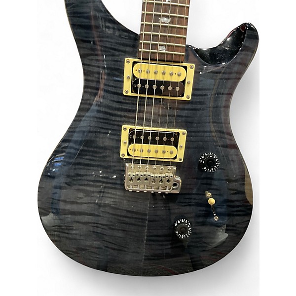 Used PRS SE Custom 22 Black Solid Body Electric Guitar