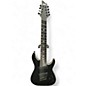 Used Schecter Guitar Research evil twin c8 Trans Black Solid Body Electric Guitar thumbnail
