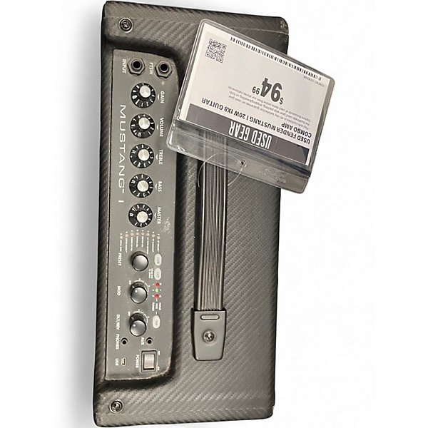 Used Fender Mustang I 20W 1X8 Guitar Combo Amp