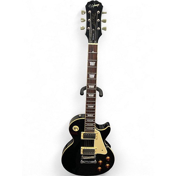 Used Epiphone Les Paul Classic Black Solid Body Electric Guitar