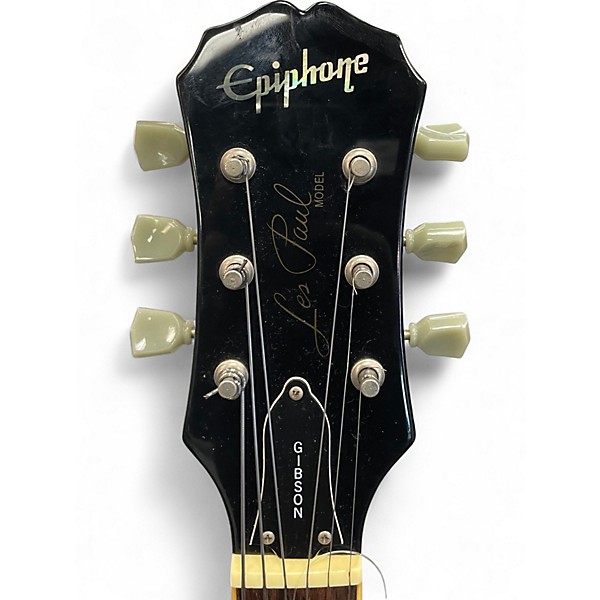Used Epiphone Les Paul Classic Black Solid Body Electric Guitar