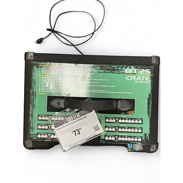 Used Crate BT25 Bass Combo Amp