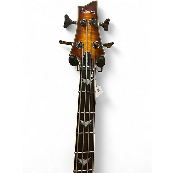 Used Schecter Guitar Research Omen Extreme 4 String 2 Color Sunburst Electric Bass Guitar