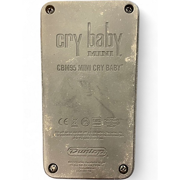 Used Dunlop CBM95 Cry Baby Mini Wah Effect Pedal