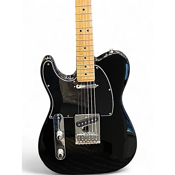 Used Fender Player Telecaster Left Handed Black Solid Body Electric Guitar
