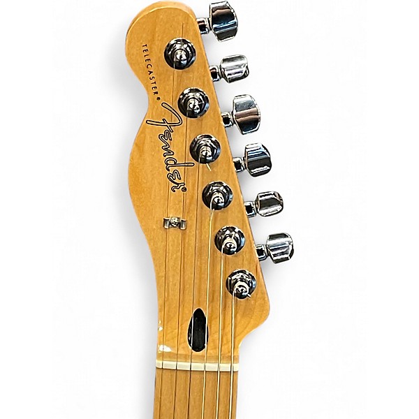 Used Fender Player Telecaster Left Handed Black Solid Body Electric Guitar