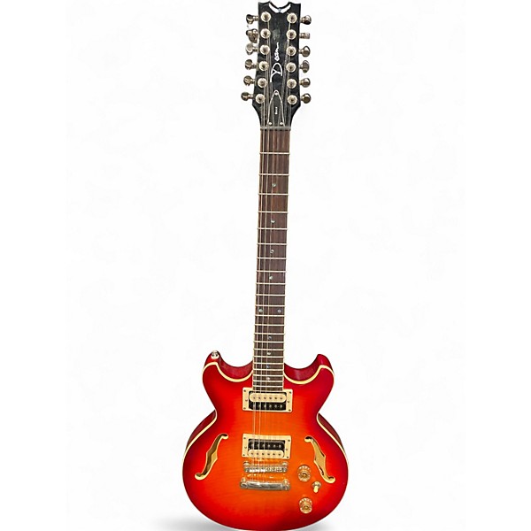 Used Dean Boca 12 Sunburst Solid Body Electric Guitar