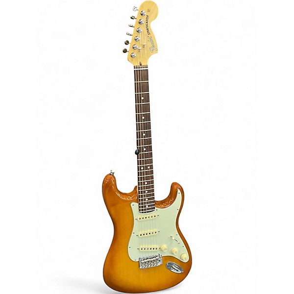 Used Fender American Performer Stratocaster SSS Honey Burst Solid Body Electric Guitar