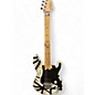 Used EVH Striped Series Frankie Black and White Solid Body Electric Guitar thumbnail
