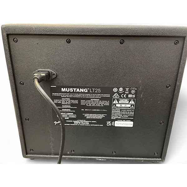 Used Fender Mustang LT25 25W 1x8 Guitar Combo Amp