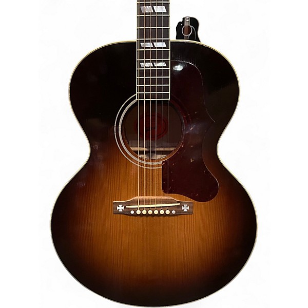 Used Gibson Custom Shop Historic 1952 J185 3 Color Sunburst Acoustic Electric Guitar