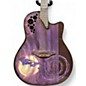 Used Ovation DJ Ashba Demented Purple Acoustic Guitar