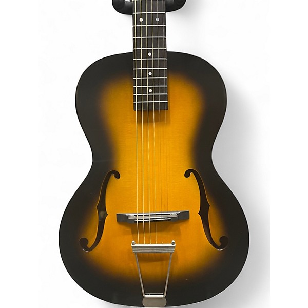 Used Epiphone masterbuilt olympic Tobacco Sunburst Acoustic Guitar