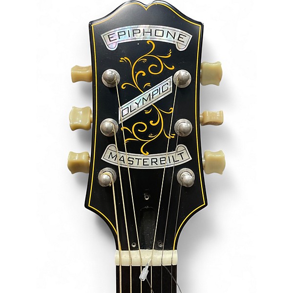 Used Epiphone masterbuilt olympic Tobacco Sunburst Acoustic Guitar