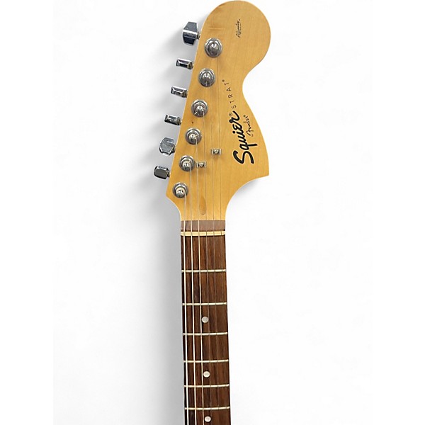 Used Squier Affinity Stratocaster yellow Solid Body Electric Guitar