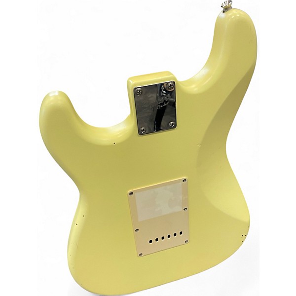 Used Squier Affinity Stratocaster yellow Solid Body Electric Guitar