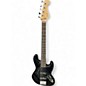 Used Squier Affinity Jazz Bass Black Electric Bass Guitar thumbnail