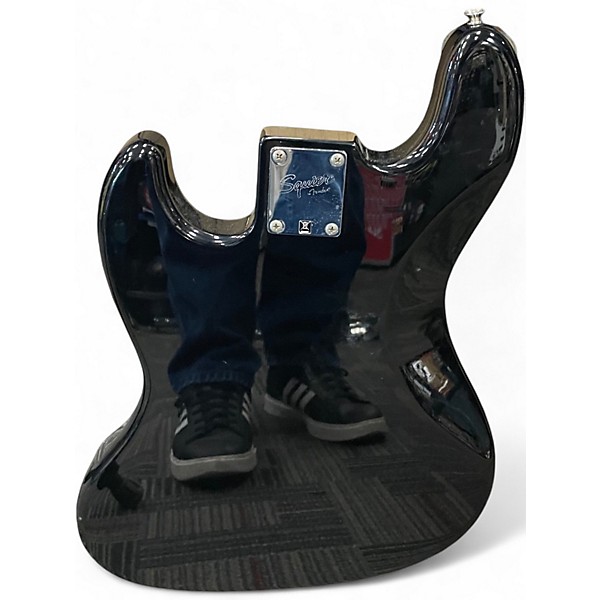 Used Squier Affinity Jazz Bass Black Electric Bass Guitar