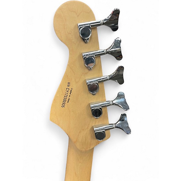 Used Squier Affinity Jazz Bass Black Electric Bass Guitar