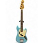 Used 2018 Fender JMJ Road Worn Mustang Bass Daphne Blue Electric Bass Guitar thumbnail