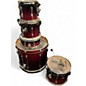 Used TAMA 5 Piece Rockstar RED BLACK BURST Drum Kit thumbnail