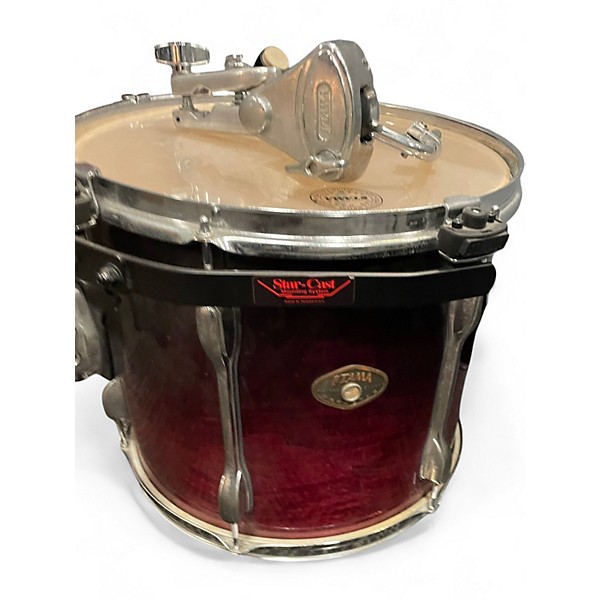 Used TAMA 5 Piece Rockstar RED BLACK BURST Drum Kit
