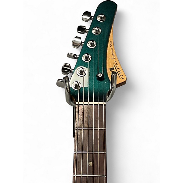 Used 2020s Musi CAPRICORN Green Solid Body Electric Guitar