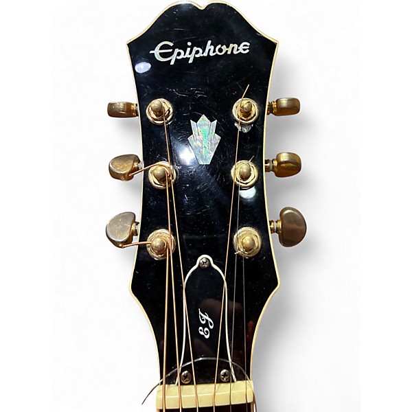 Used Epiphone EJ200SCE Vintage Sunburst Acoustic Electric Guitar