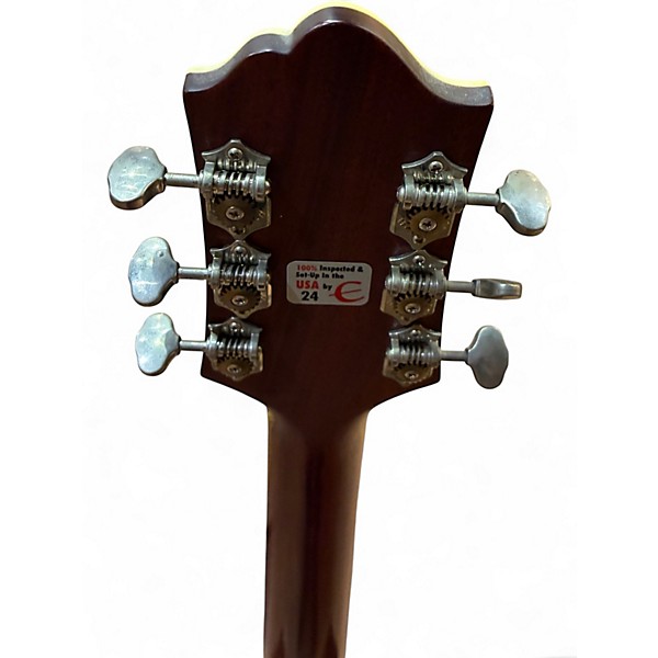 Used Epiphone DR500MCE Masterbuilt Vintage Sunburst Acoustic Electric Guitar