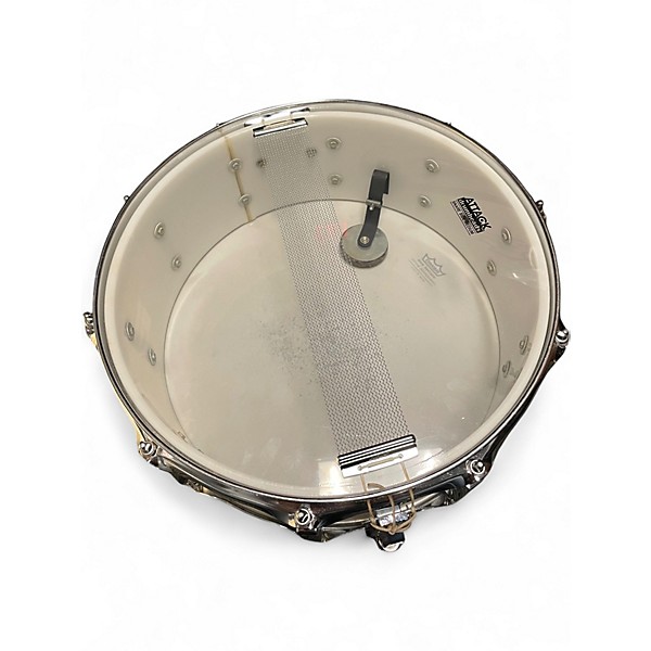 Used Ludwig 5X14 Vistalite Snare White Drum