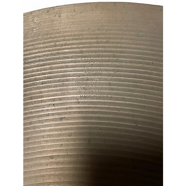 Used Zildjian 22in Avedis Ride Cymbal