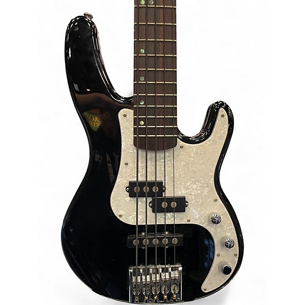 Used Mitchell TB505 5 String Black Electric Bass Guitar