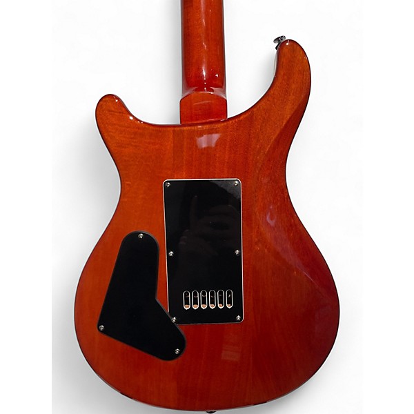 Used PRS SE Custom 24 Amber Solid Body Electric Guitar