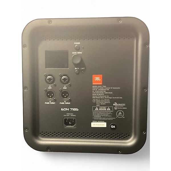 Used JBL Eon 718S Powered Subwoofer