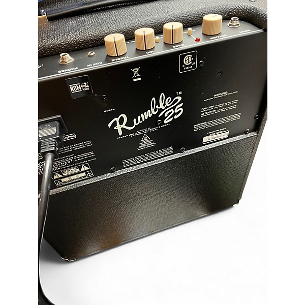 Used Fender Rumble 25 25W 1x8 Bass Combo Amp