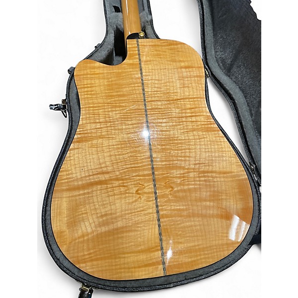 Used Fender DG220SCE Natural Acoustic Electric Guitar