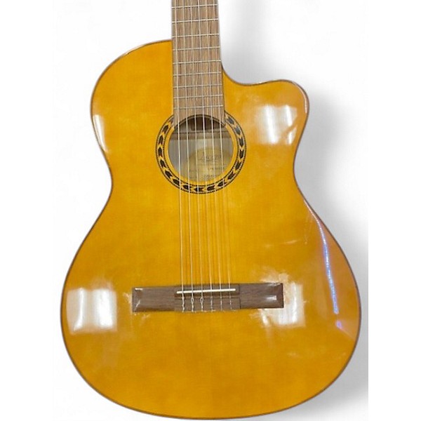 Used Lucero LFB250SCE Natural Classical Acoustic Electric Guitar