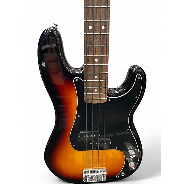 Used Fender Standard Precision Bass 3 Color Sunburst Electric Bass Guitar