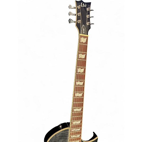 Used ESP LTD EC256 Transparent Navy Solid Body Electric Guitar