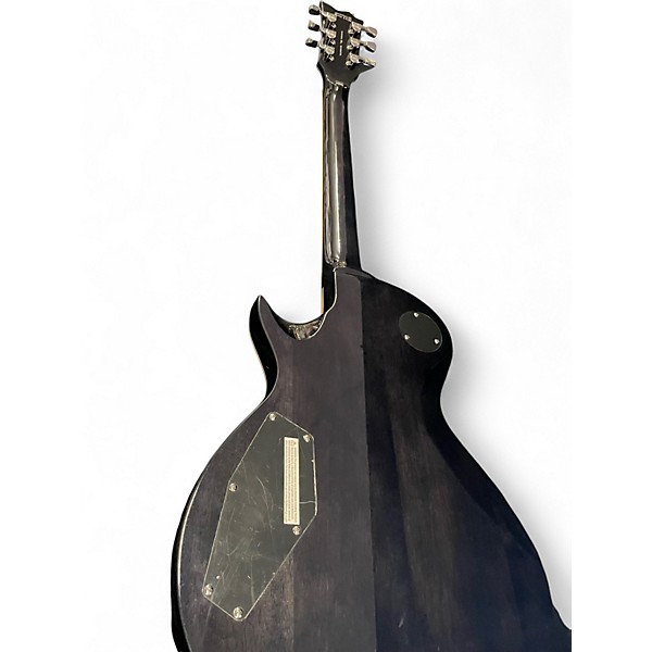 Used ESP LTD EC256 Transparent Navy Solid Body Electric Guitar