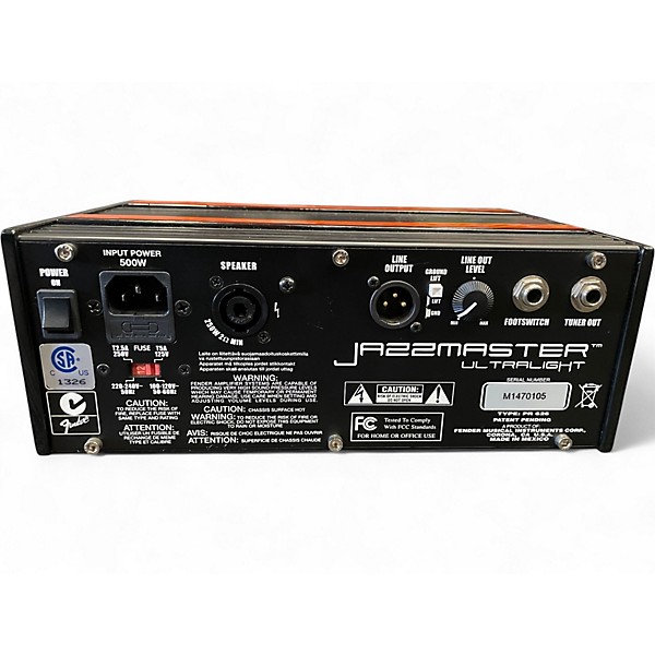 Used Fender Jazzmaster Ultralight Solid State Guitar Amp Head