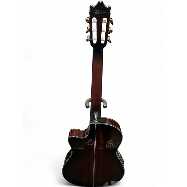 Used Ibanez GA35TCE DARK VIOLIN BURST Classical Acoustic Electric Guitar