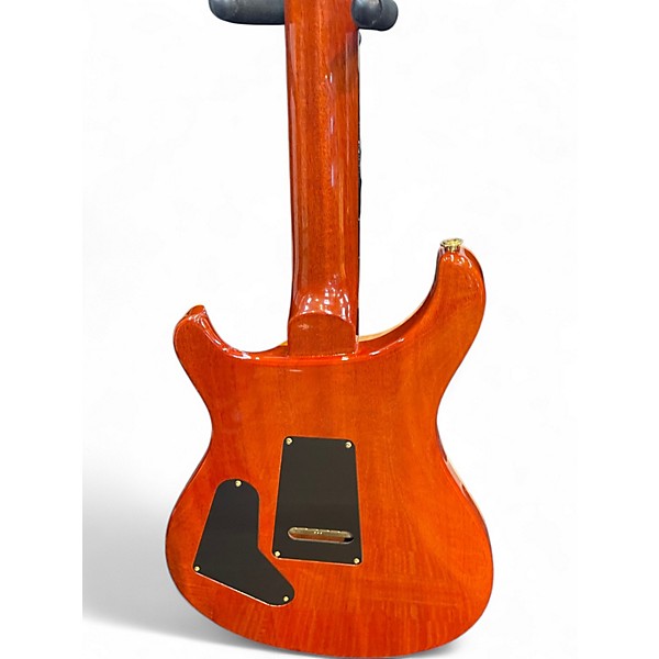 Used PRS CUSTOM 24 75TH ANNIVERSARY 10 TOP ARTIST PACKAGE Amber Solid Body Electric Guitar