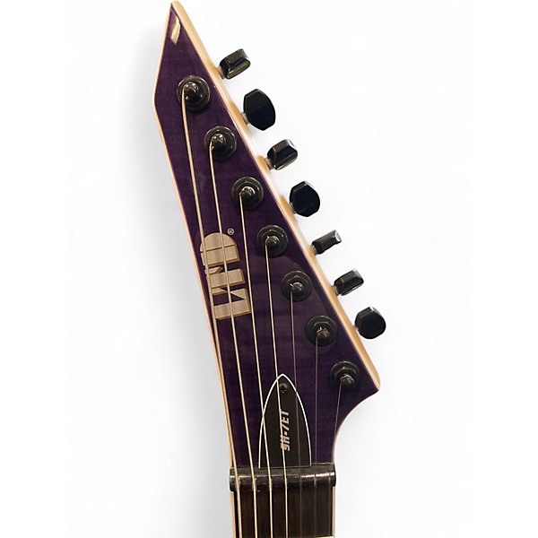 Used ESP SH7ET Brian "Head" Welch signature PURPLE BURST Solid Body Electric Guitar