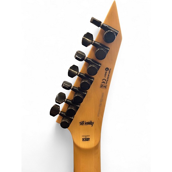 Used ESP SH7ET Brian "Head" Welch signature PURPLE BURST Solid Body Electric Guitar